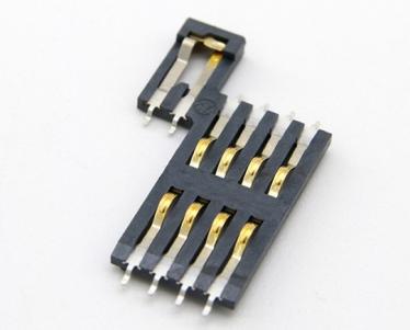 Mini Smart Card Connector,8P+2P,with CD Pin